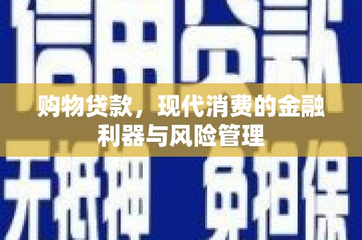 望城购物贷款，现代消费的金融利器与风险管理