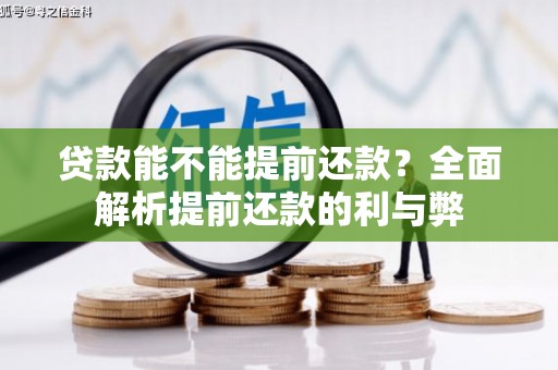 望城贷款能不能提前还款？全面解析提前还款的利与弊