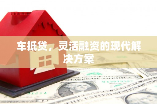 望城车抵贷，灵活融资的现代解决方案