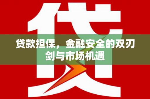 望城贷款担保，金融安全的双刃剑与市场机遇