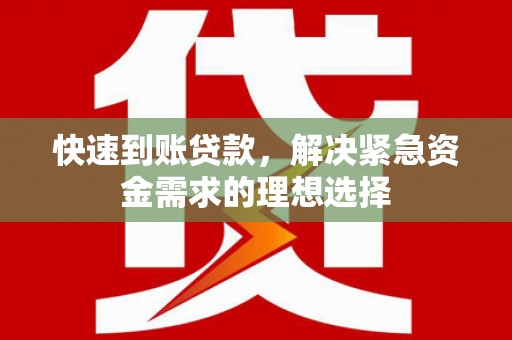 望城快速到账贷款，解决紧急资金需求的理想选择