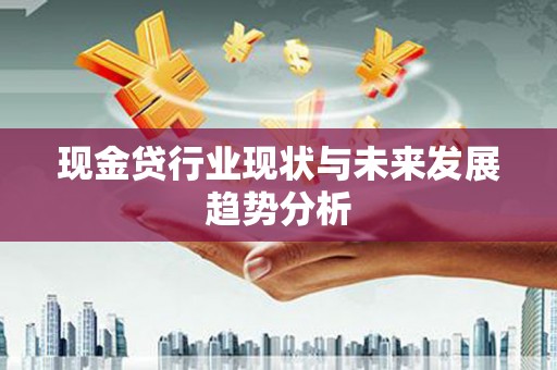 望城现金贷行业现状与未来发展趋势分析