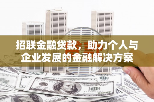望城招联金融贷款，助力个人与企业发展的金融解决方案