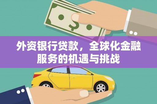 望城外资银行贷款，全球化金融服务的机遇与挑战