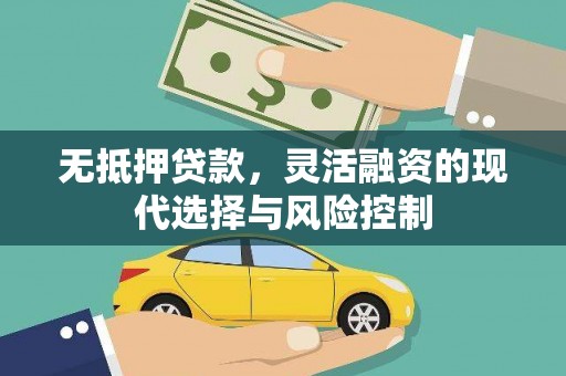望城无抵押贷款，灵活融资的现代选择与风险控制