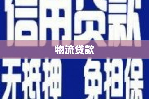 望城物流贷款