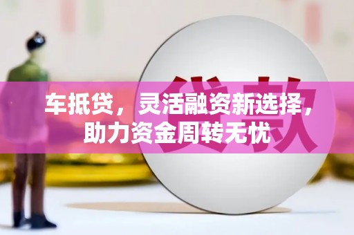望城车抵贷，灵活融资新选择，助力资金周转无忧