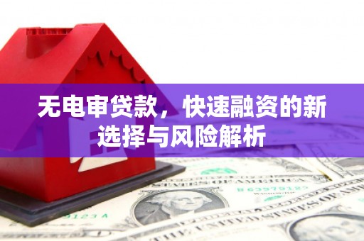 望城无电审贷款，快速融资的新选择与风险解析