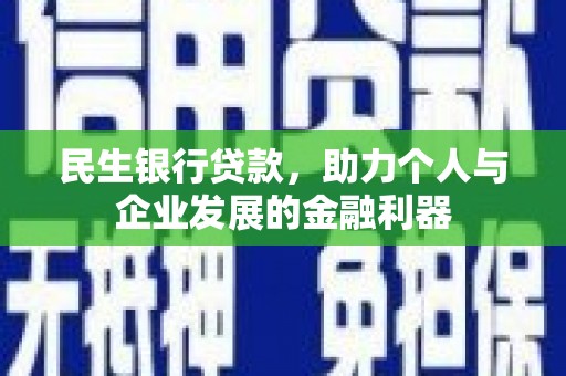望城民生银行贷款，助力个人与企业发展的金融利器