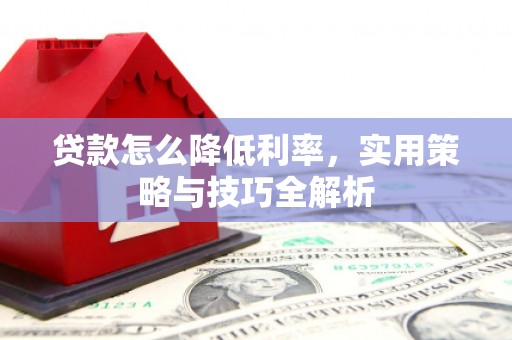 望城贷款怎么降低利率，实用策略与技巧全解析