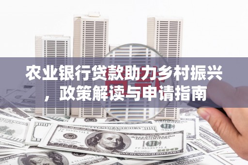 望城农业银行贷款助力乡村振兴，政策解读与申请指南