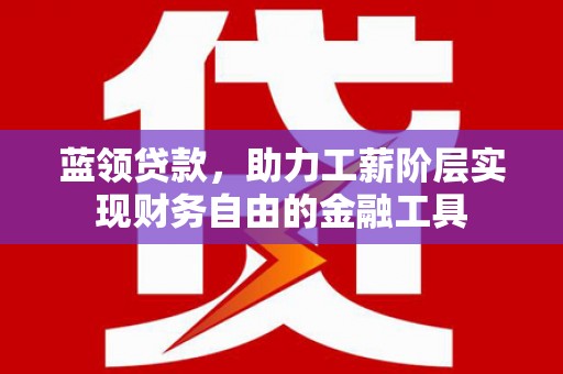 望城蓝领贷款，助力工薪阶层实现财务自由的金融工具