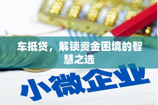 望城车抵贷，解锁资金困境的智慧之选