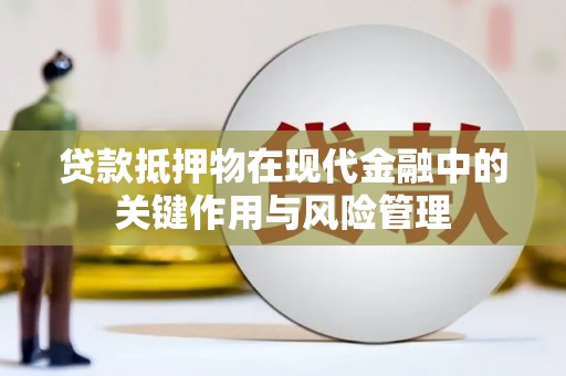 望城贷款抵押物在现代金融中的关键作用与风险管理