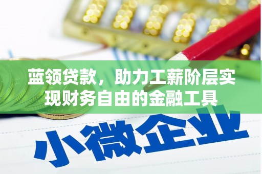 望城蓝领贷款，助力工薪阶层实现财务自由的金融工具