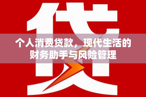 望城个人消费贷款，现代生活的财务助手与风险管理