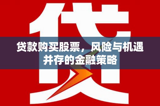 望城贷款购买股票，风险与机遇并存的金融策略