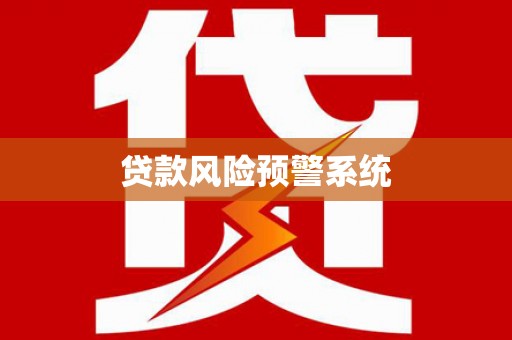 望城贷款风险预警系统